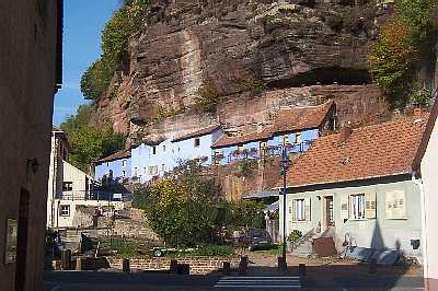 Die Felsenwohnungen von Graufthal