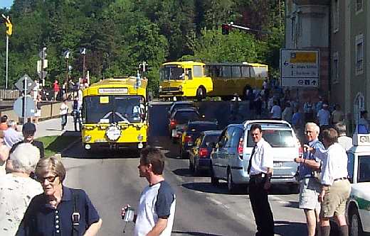 Daimler Benz O 307 und dahinter Daimler Benz O 317