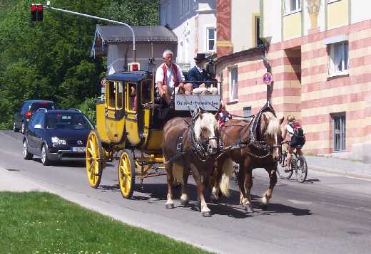 historische Postkutsche aus Garmisch-Partenkirchen