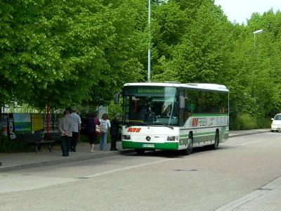 Integro der AVG auf der Linie 101 am Stadtbahnhof Ettlingen - Foto: AVG