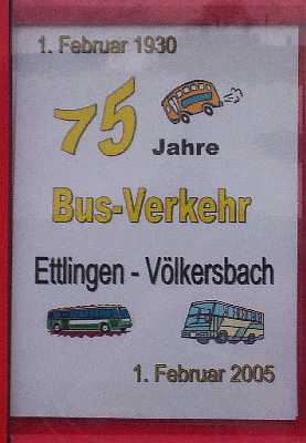 75 Jahre Buslinie