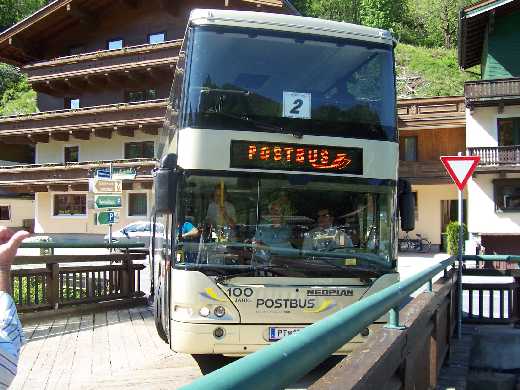 Saalbach-Hinterglemm: Neoplan-Doppeldecker