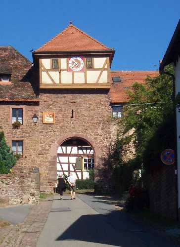 Das Stadttor von Dilsberg