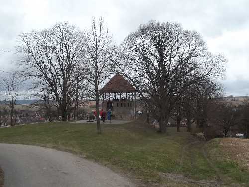 Beim Wasserbehälter oberhalb von Menzingen