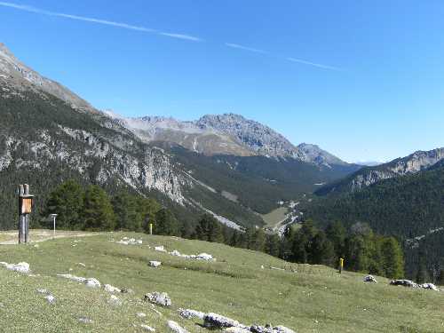 Blick von der Alp Grimmels auf Il Fuorn