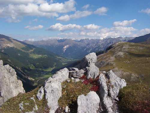 Blick von Il Jalet ins Münstertal