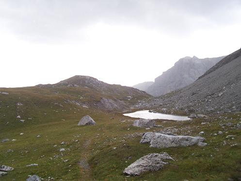 Blick zurück zum Lago del Mot