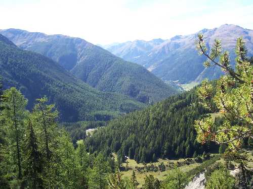 Blick hinab ins Inntal