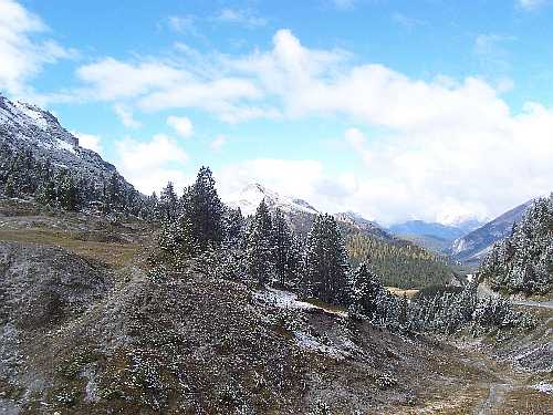 erster Schnee am Ofenpaß