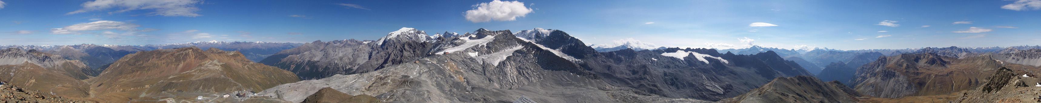 Panorama vom Monte Scorluzzo