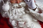 Santa Claus im Promihaus