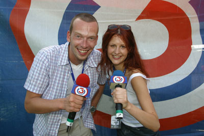 Weckerteam: Robert Kratky und Daniela Zeller