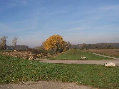 Auf dem alten Rheindamm bei Oberhausen