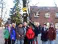 Wandergruppe im Park beim Speyerer Dom