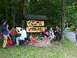 Pause bei der Grube Messel