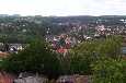 Blick von der Burgruine auf Kirkel