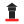 Schwarzes Turmsymbol oberhalb von rotem Balken,